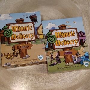 5 Minute Hamlet Delivery Board Game - Fantasy Parcel Racing 1&2